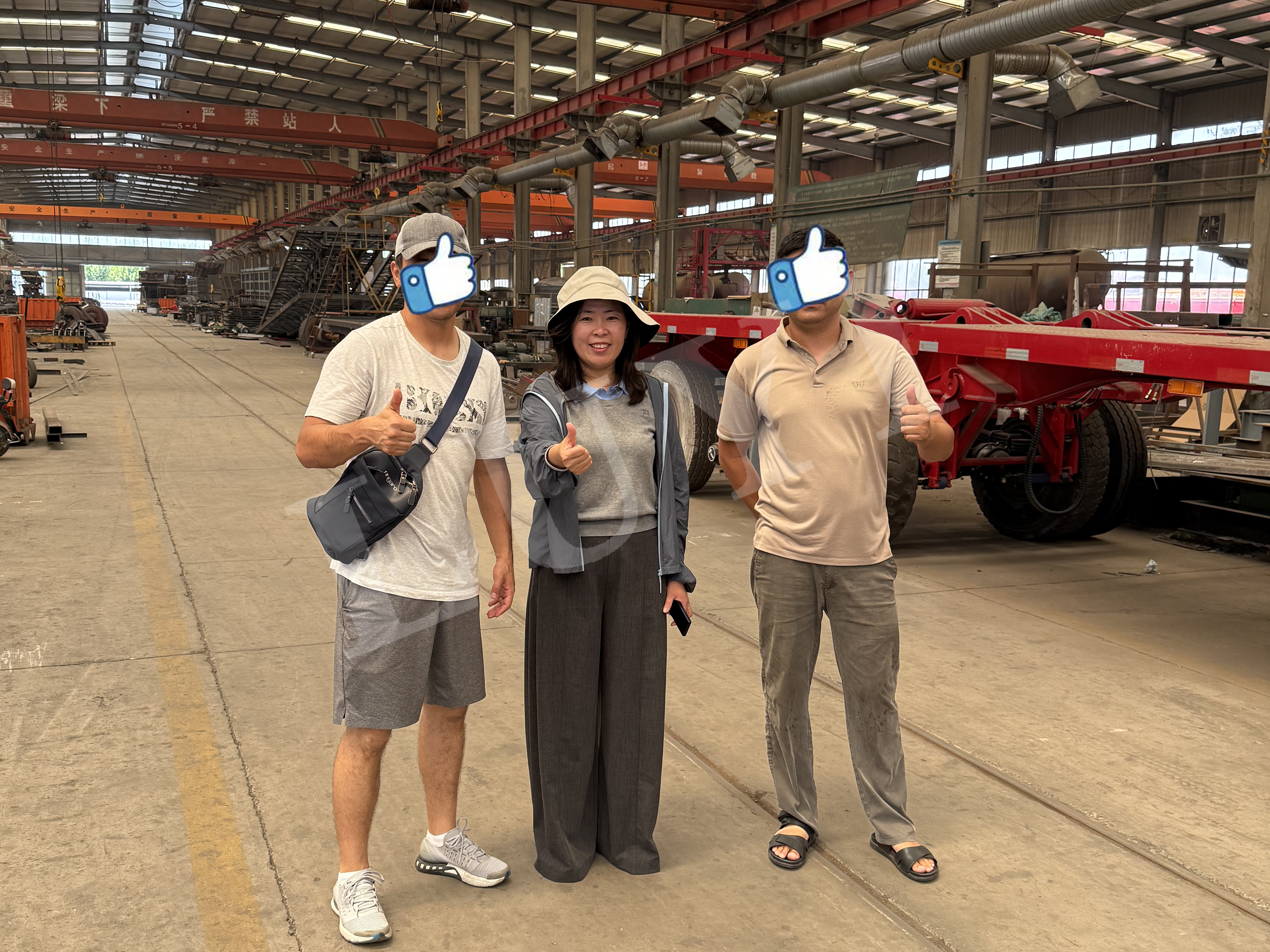 Kazakhstan customers to visit our factory and place orders