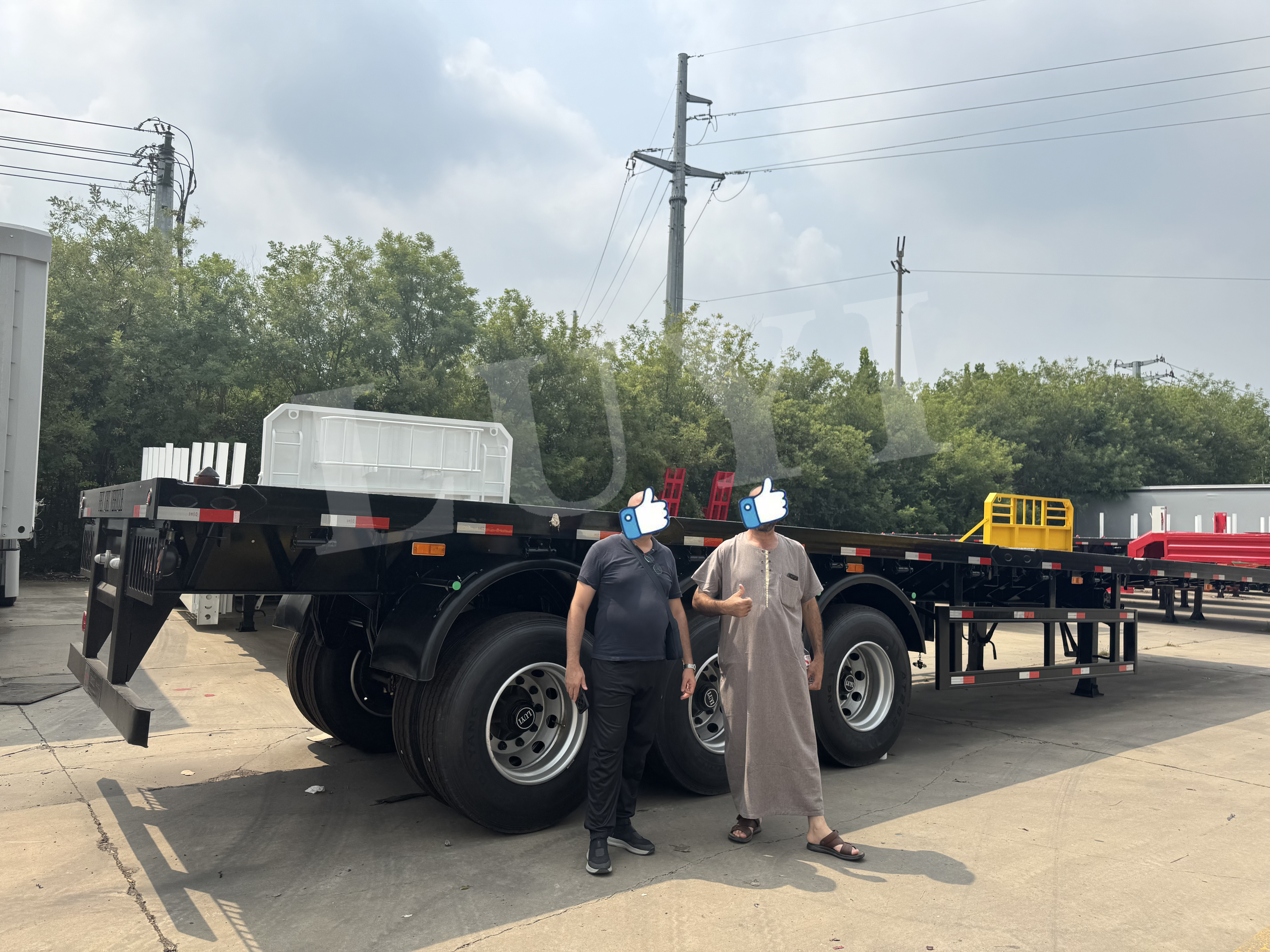 Welcome customers from Algeria to visit and inspect