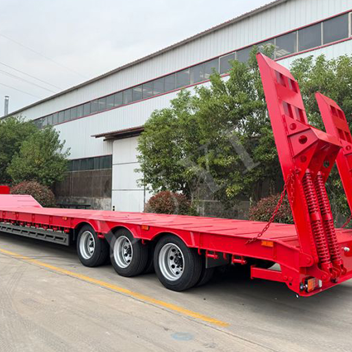 3-axle African flat bed semitrailer