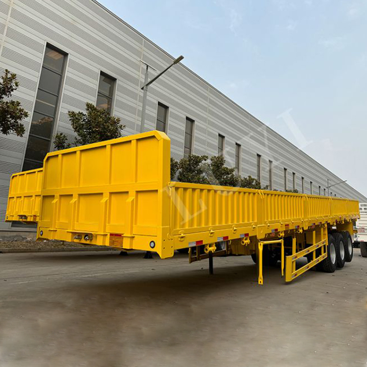 3-axle fence semi trailer  Railing type 