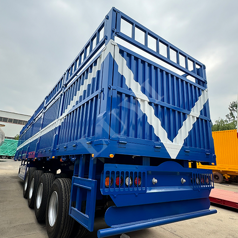 4 axis blue plate semi-trailer transport