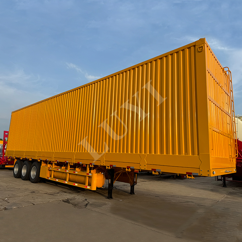 CARGO BOX TRAILER ALUMINUM ALLOY BOX BOX SEMI-TRAILER 3-AXLE BOX SEMI-TRAILER CAN BE CUSTOMIZED IN S