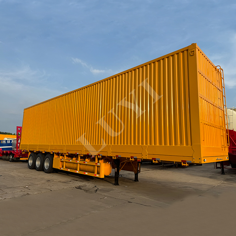 CARGO BOX TRAILER ALUMINUM ALLOY BOX BOX SEMI-TRAILER 3-AXLE BOX SEMI ...