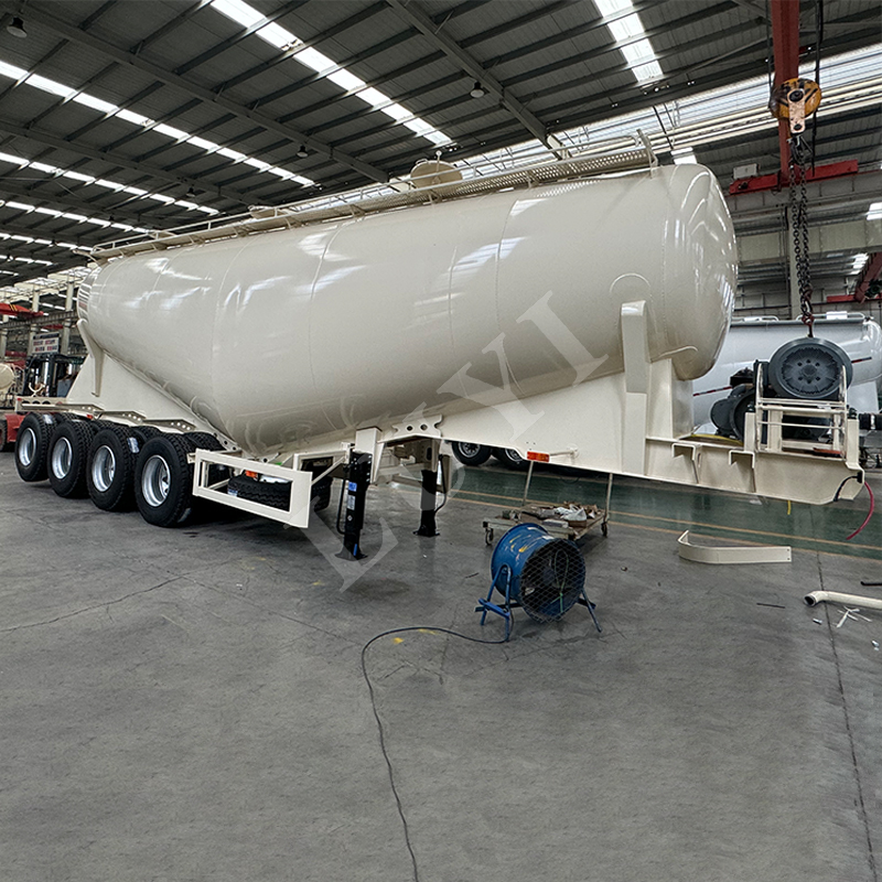 40 cubic cement tank truck with 4 axes