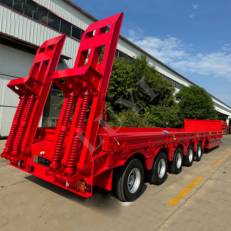 6 axle low bed semi trailer