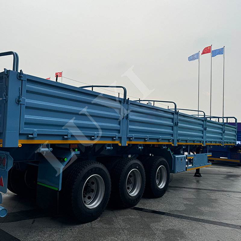 Africa special blue plate semi-trailer w