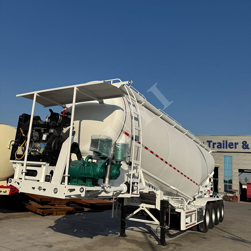 Four-axle powder tank semi-trailer LARGE