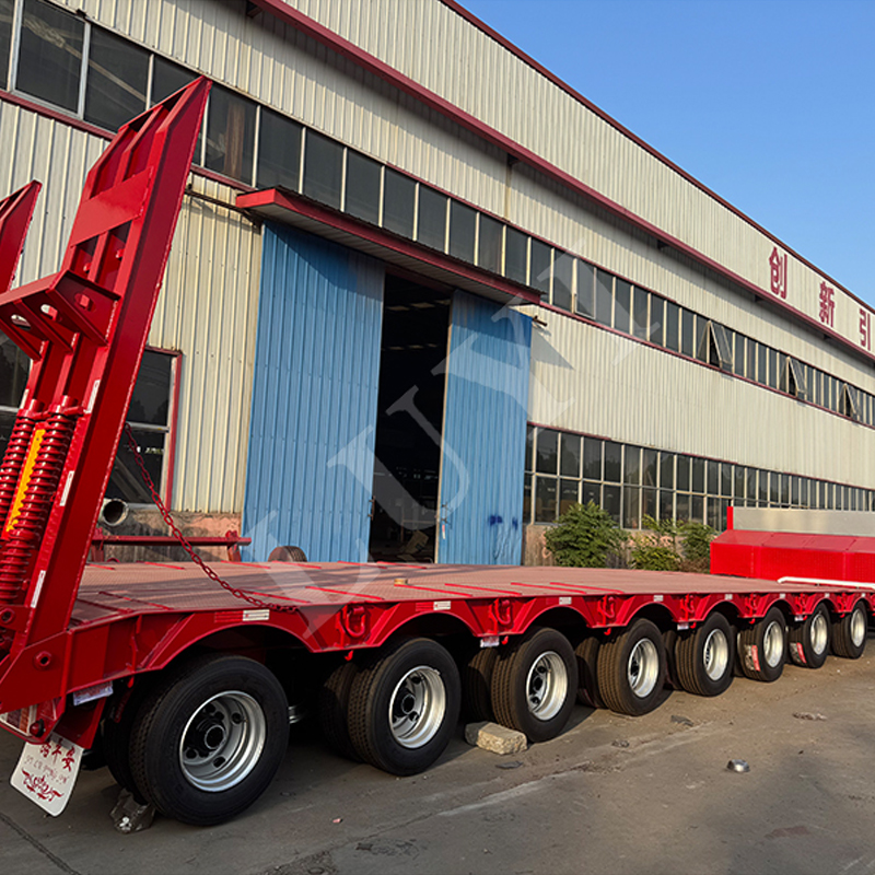 8 axle low flat semi-trailer E