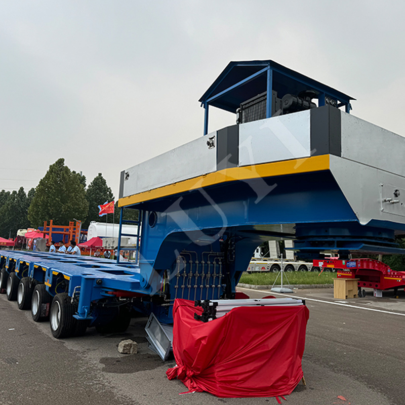 Nine axle combined transport trailer  RI