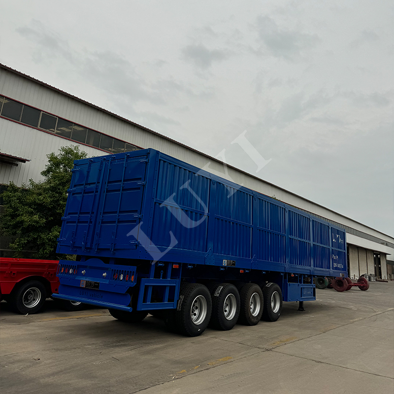 Four-axle box cargo trailer CARGO BOX TR