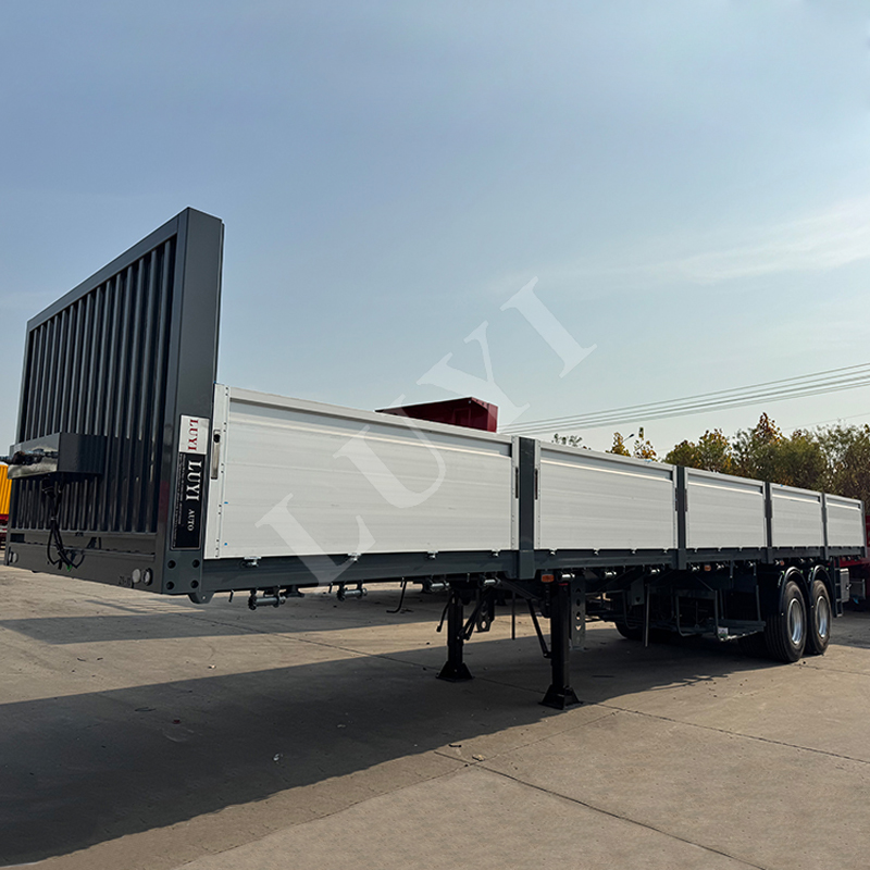 Aluminum alloy side wall semi-trailer fo