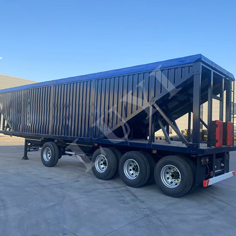 4 axle grain transport semi tr