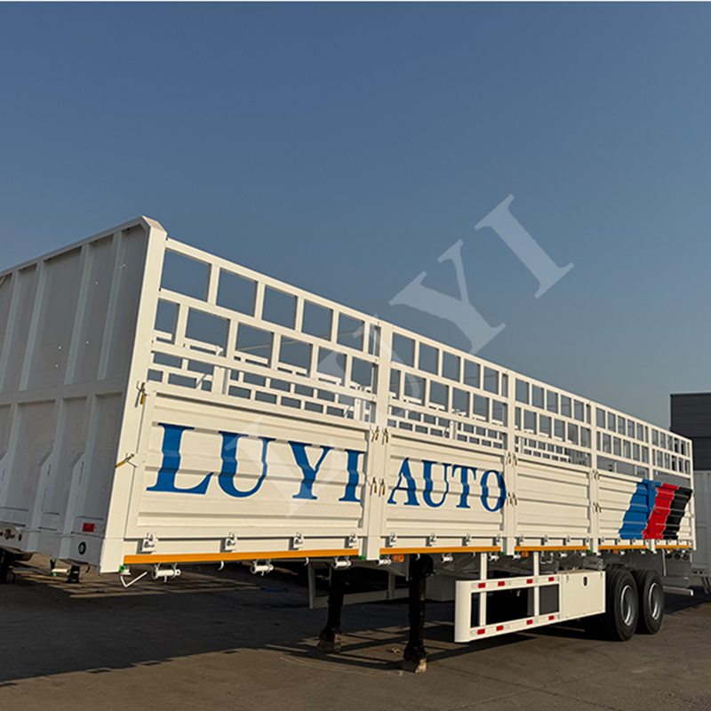 luyi 2 axle sidewall semi trai