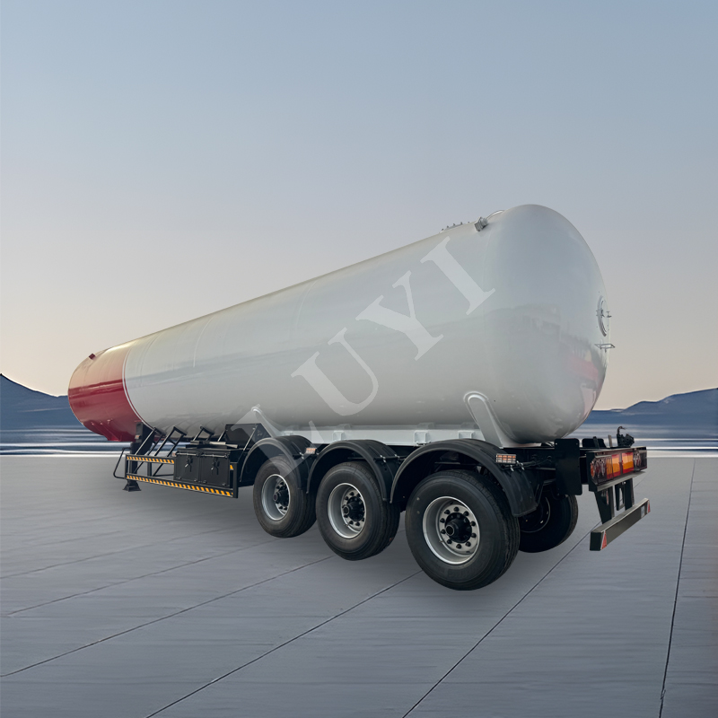 LPG liquefied gas tanker semi-trailer transport 45 cubic meters tanker trailer