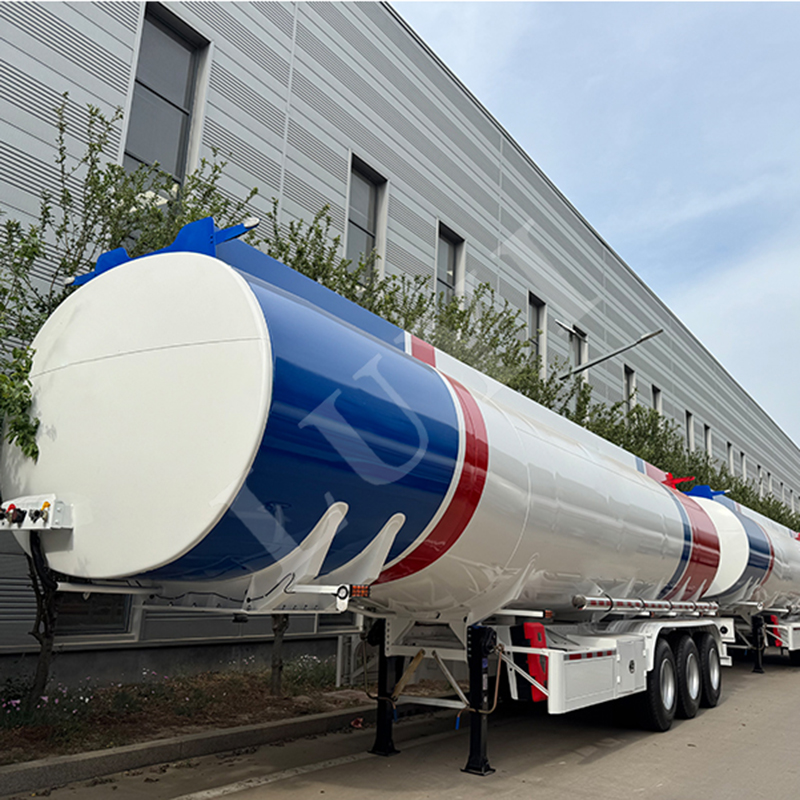 3 Axle 40000 45000 Litres Petrol Oil Fuel Tanker Semi Trailer