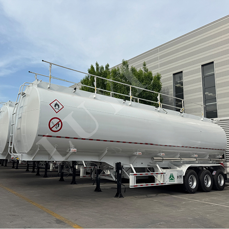 45000 Liters 5-bin diesel tank truck trailer oil tank semi trailer