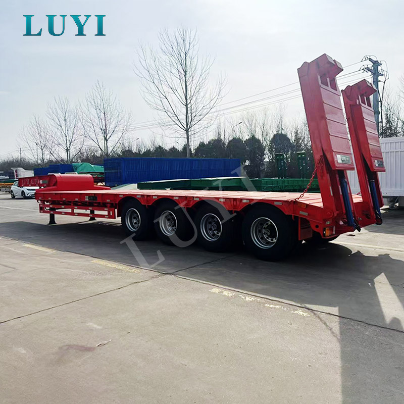 Low-bed Semi-trailer Transport