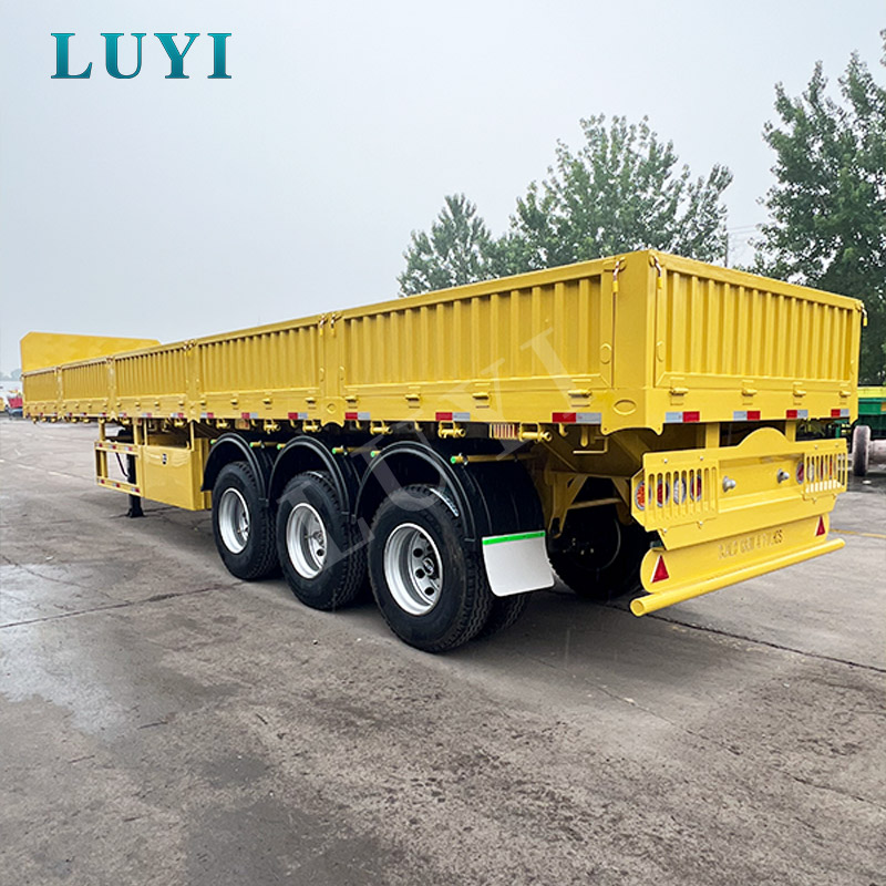 3-axis side-wall semi-trailer 
