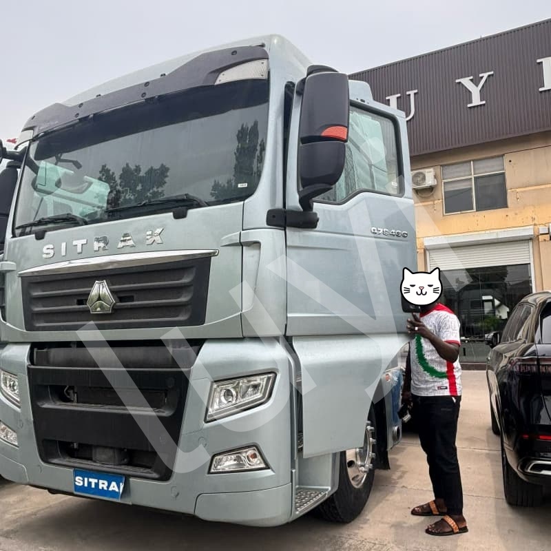 Warmly Welcome Customers from Ghana to Inspect & Purchase Sitrak Tractor Head