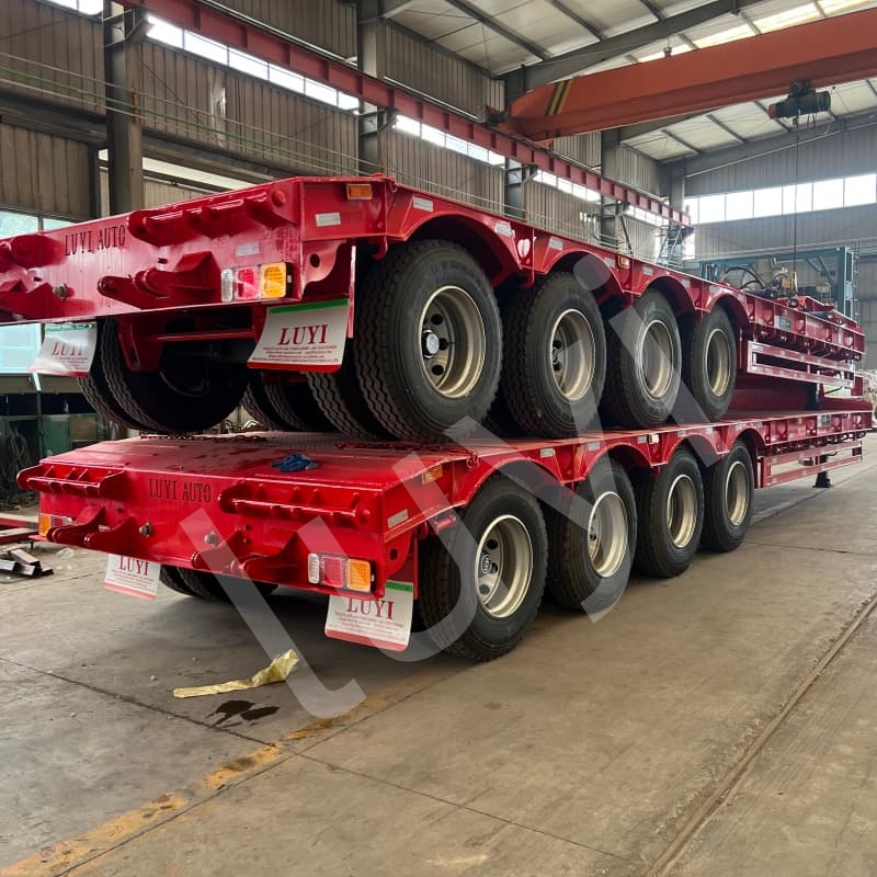 4-Axle Lowbed Semi-Trailer Shipped to Kenya