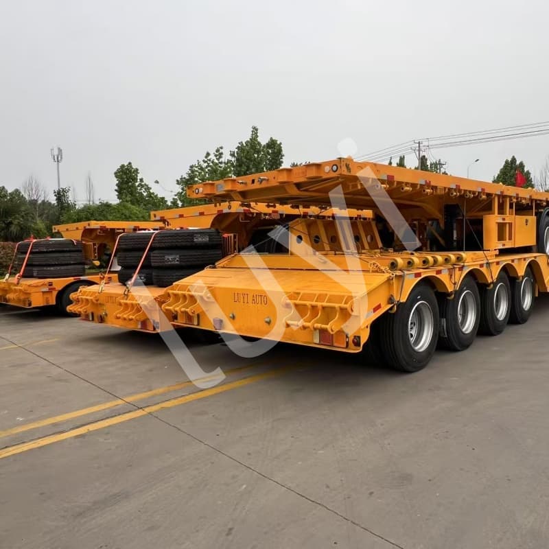 Extendable 6-Axle Container Tr