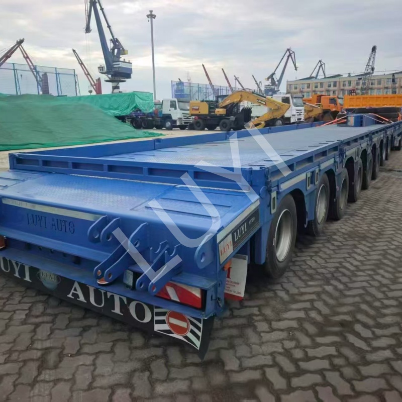 10-axis sliding flatbed semi-t