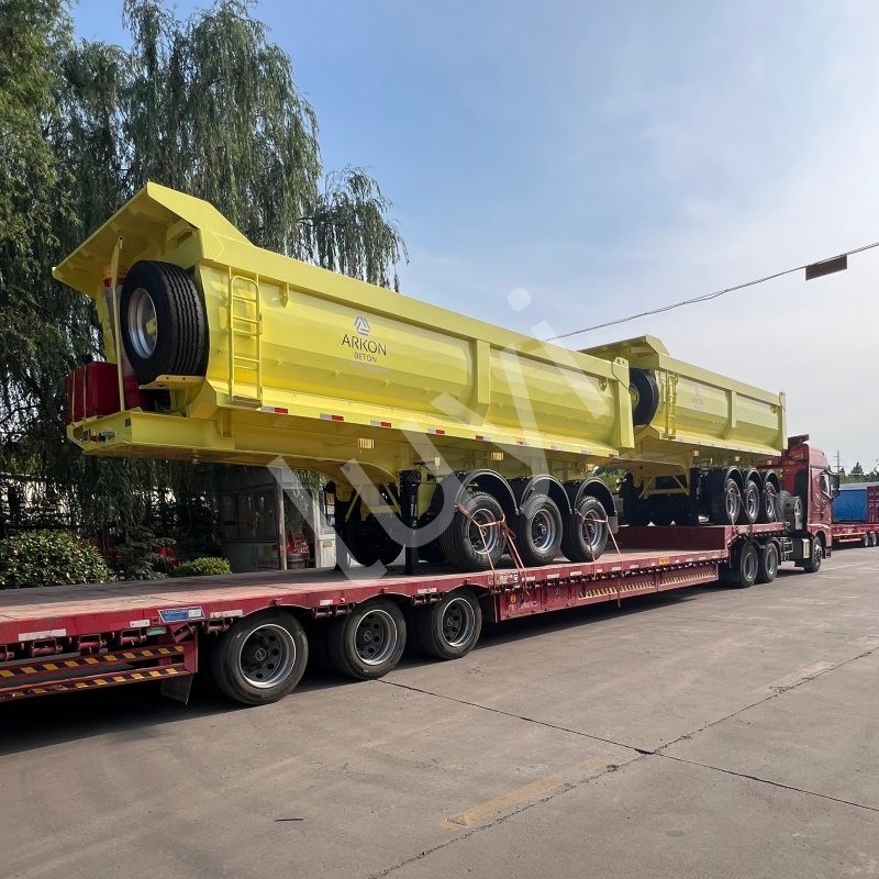 Two 3-Axle U-Type Rear Tipper Trailers Will Be Shipped to Kenya