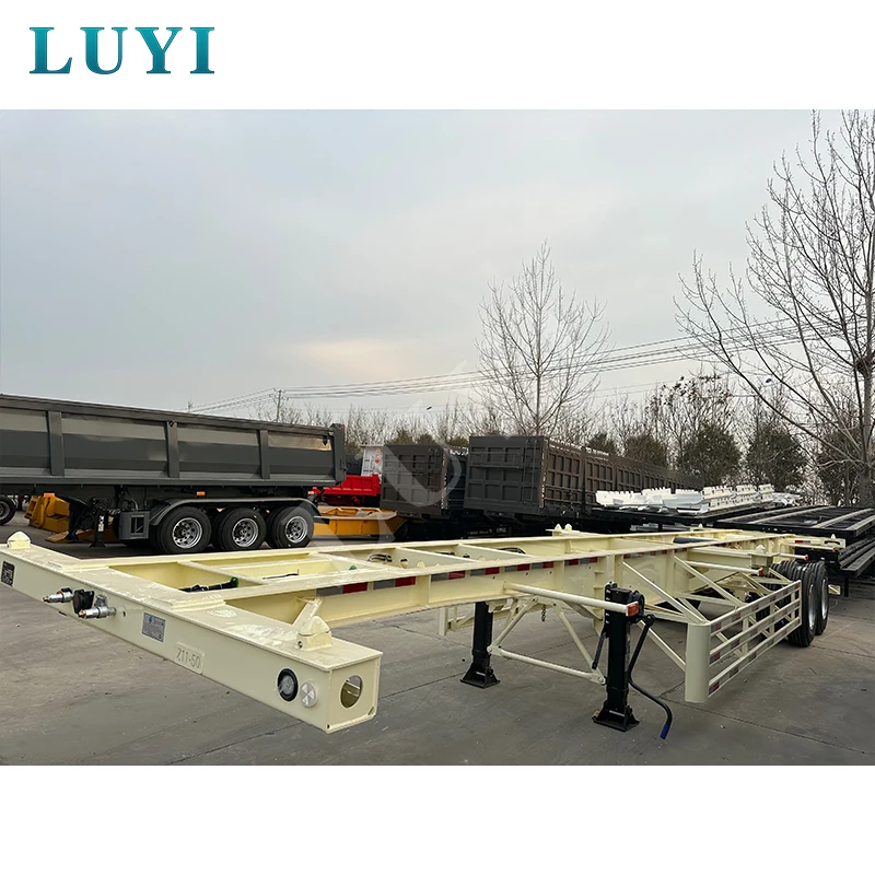 2 Axle 40 Ft Container Semi Tr