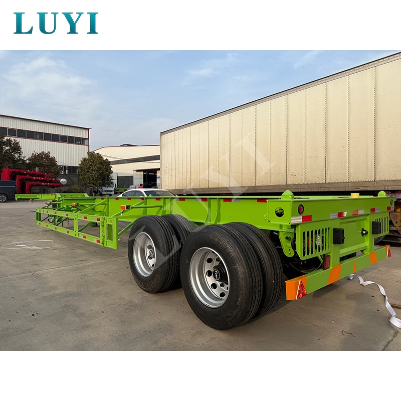 LUYI 2 Axle Skeleton Semi‑Trai