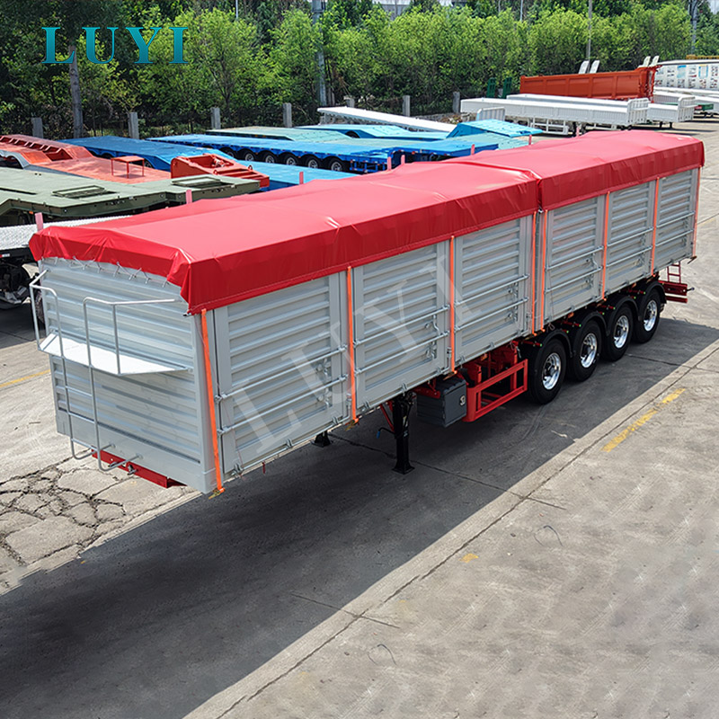 4 Axle Bulk Cargo Side Dump Se