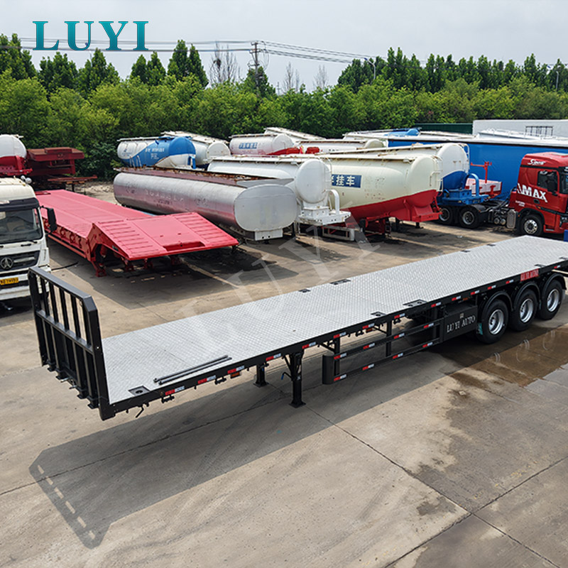 LUYI 3 Axle Flatbed Semi Trail