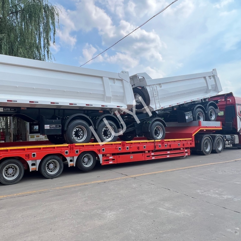 U‑Shape Rear‑tipping Dump Trailers Shipped to Zambia