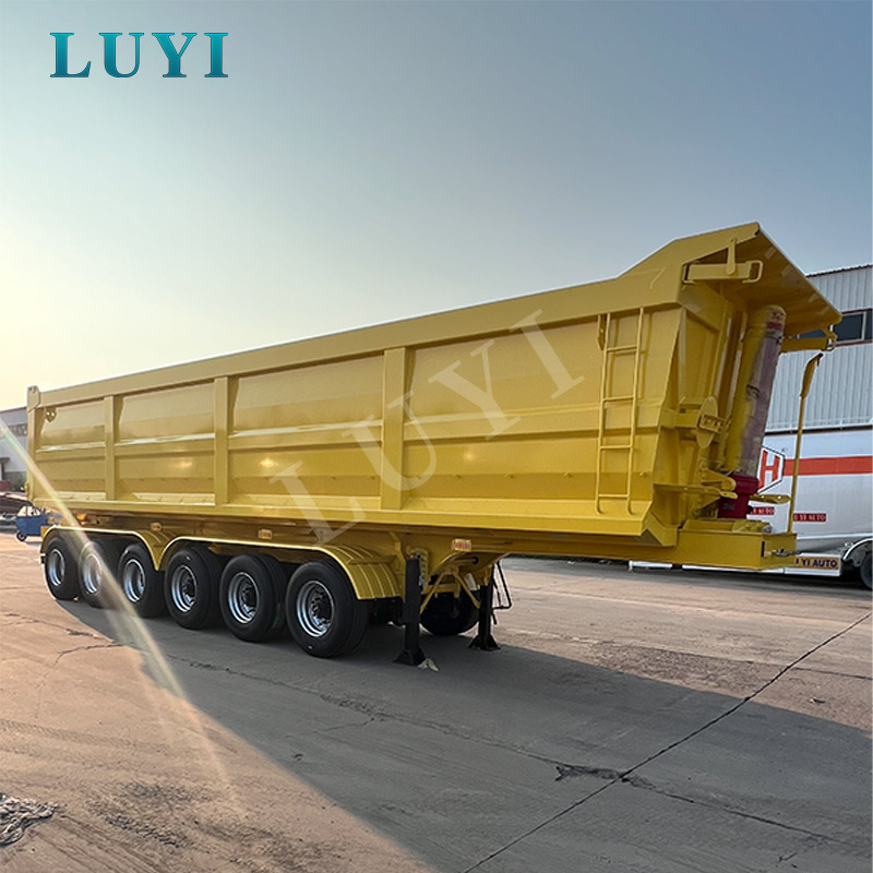 6 Axle 100 Ton Rear Dump Semi 