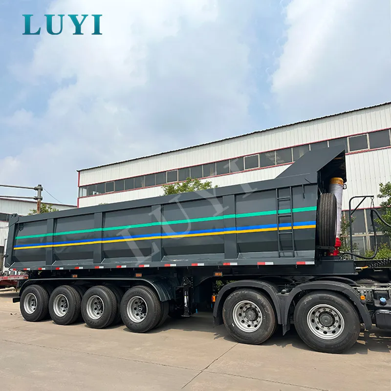 Heavy Duty 4 Axle Rear Tipping