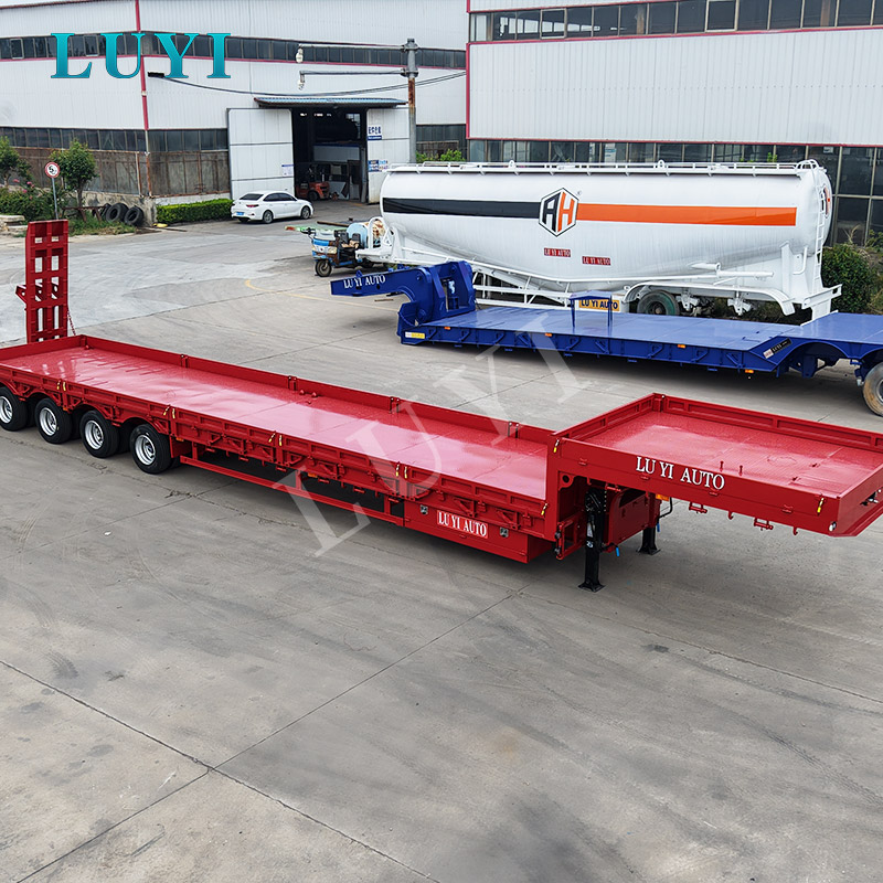 LUYI 80 Ton 4 Axle Low Bed Sem