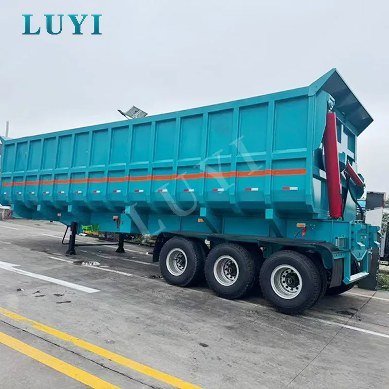 LUYI 100 Ton 3 Axle Side Tippe