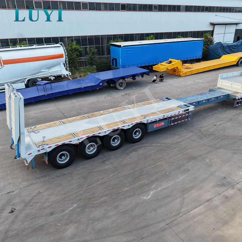 60 Ton 4 Axle Telescopic Lowbo