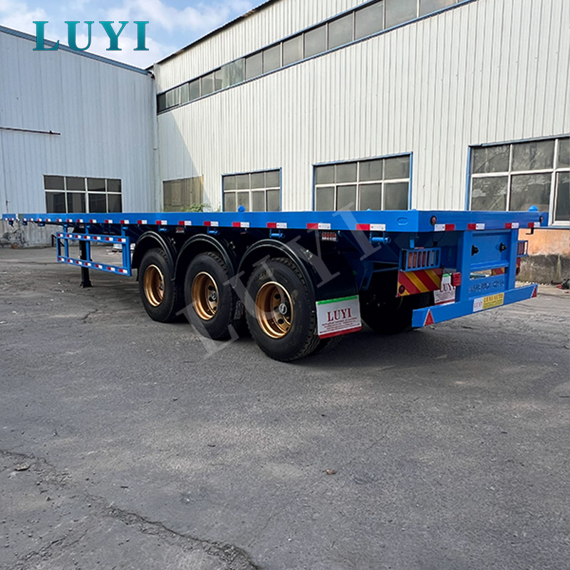 LUYI 3 Axle 60 Ton Flatbed Sem