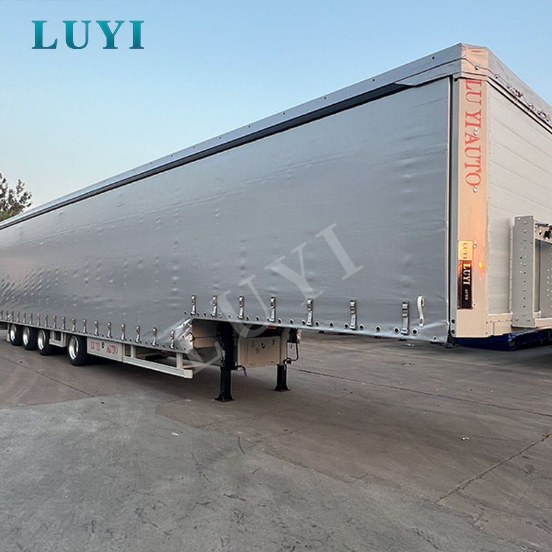 LUYI 4 axle curtainsider semi 