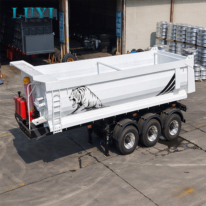 LUYI 3 axle tipper semi traile