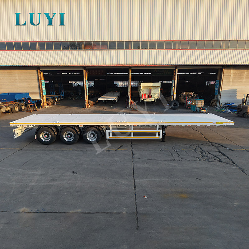 LUYI 3 axle 40ft flatbed semi 