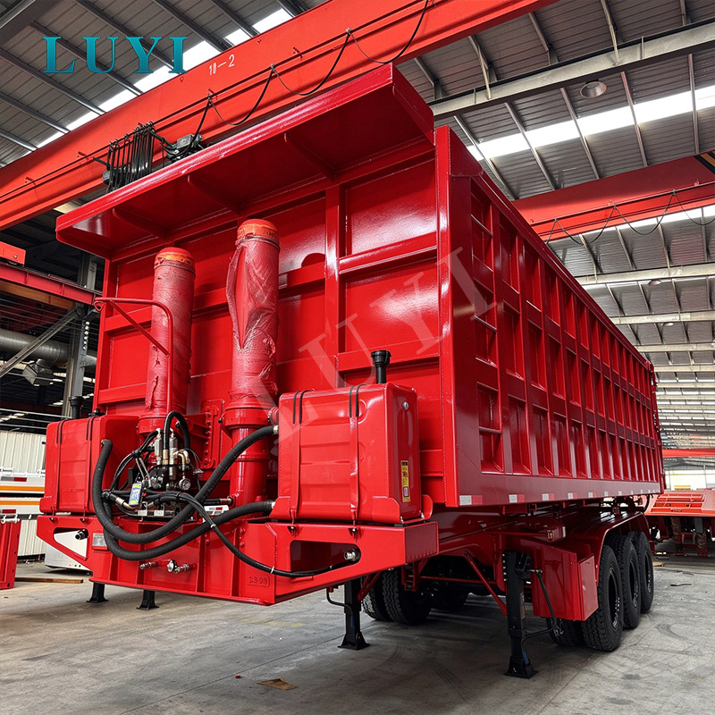 LUYI heavy duty tri axle rear 